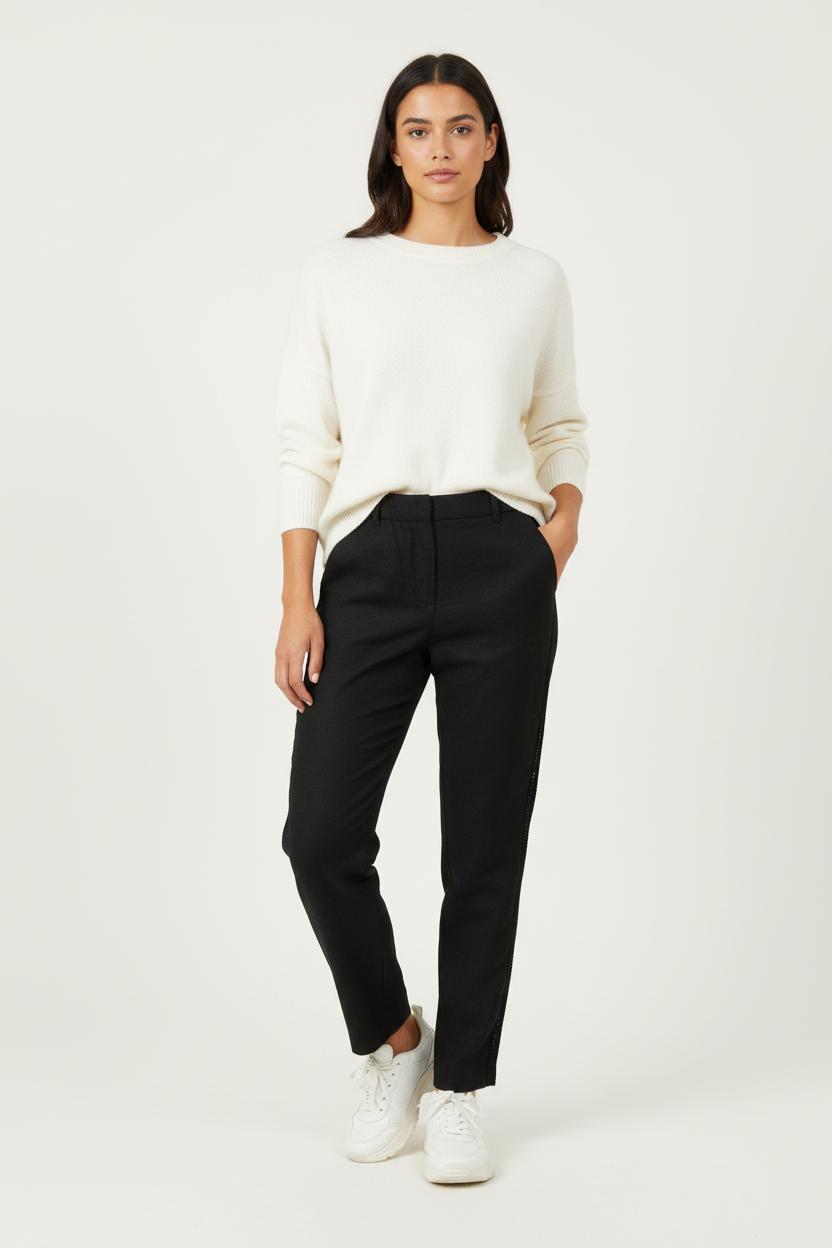 Pantalon Chino Noir - Taille M/38 de la marque Maison 123 | PARAD95815 - Vendu par Paradigme - Image 1