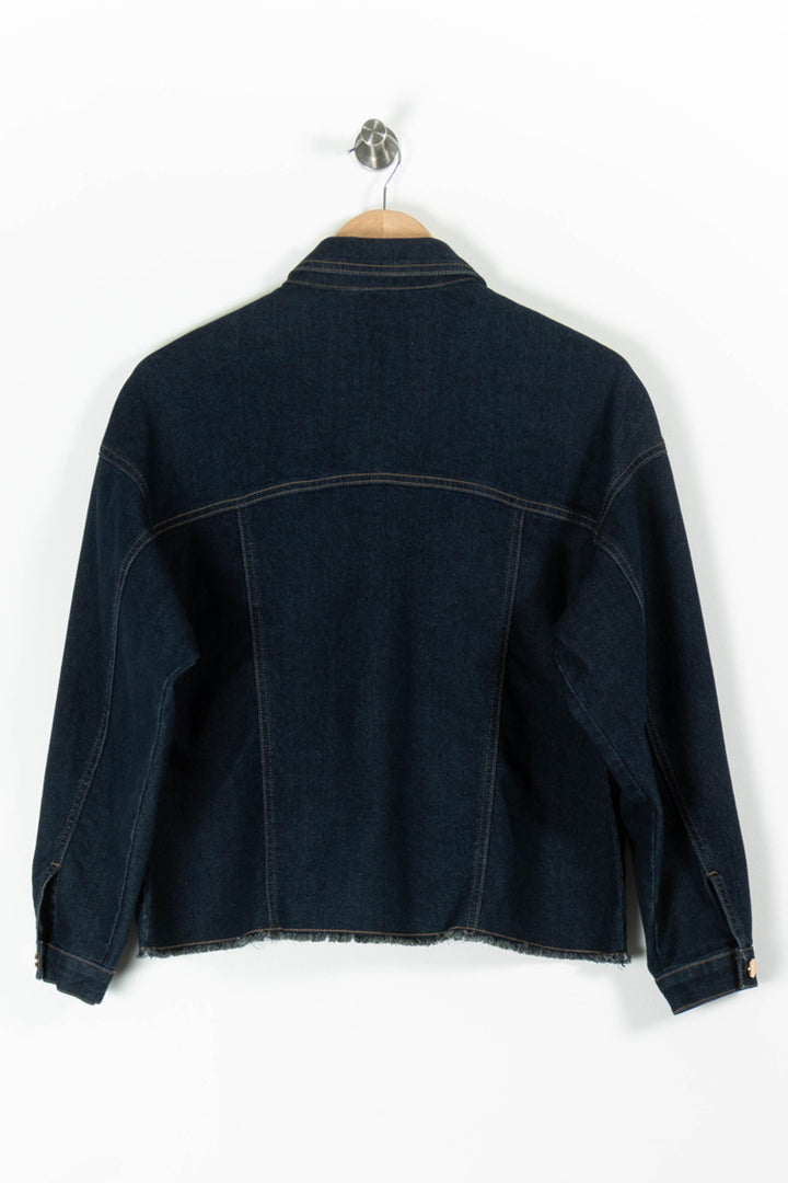 Veste en jean Bleue - Taille S/36 de la marque Maison 123 | PARAD95816 - Vendu par Paradigme - Image 4