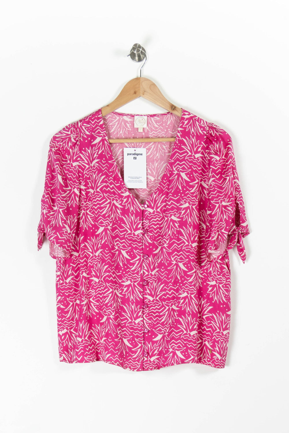 Blouse Rose et Blanche - Taille S/36 de la marque Des petits hauts | PARAD95821 - Vendu par Paradigme - Image 2