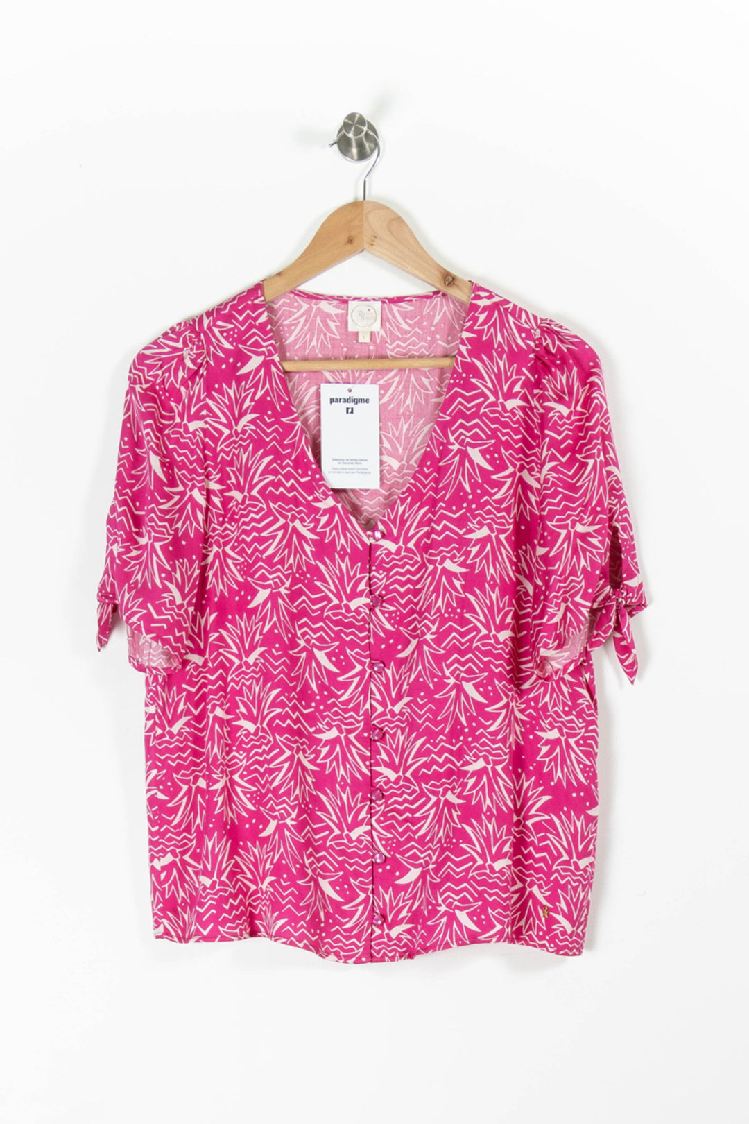 Blouse Rose et Blanche - Taille S/36 de la marque Des petits hauts | PARAD95821 - Vendu par Paradigme - Image 2