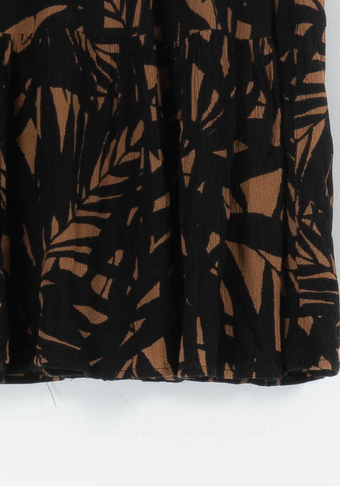 Jupe Noire et Marron - Taille L/40 de la marque La Fée Maraboutée | PARAD95827 - Vendu par Paradigme - Image 3