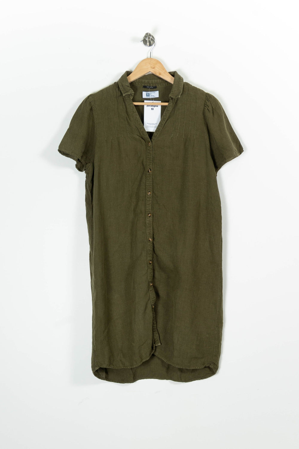 Robe Chemise Verte - Taille L/40 de la marque One Step | PARAD95830 - Vendu par Paradigme - Image 2
