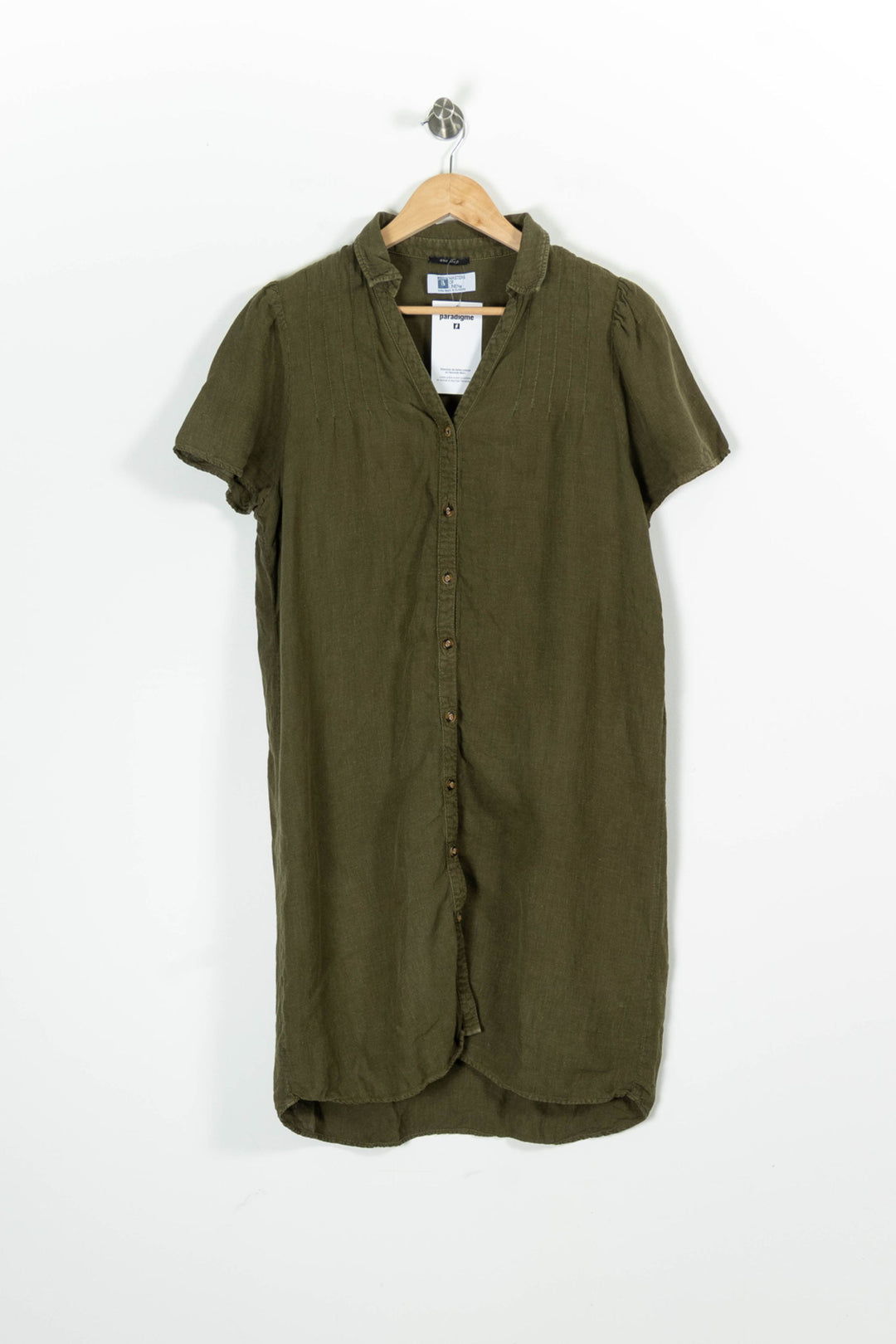 Robe Chemise Verte - Taille L/40 de la marque One Step | PARAD95830 - Vendu par Paradigme - Image 2
