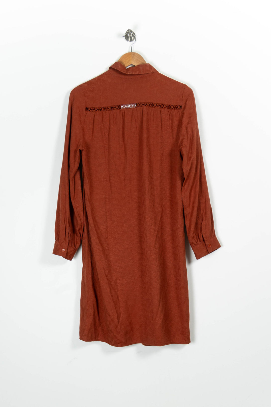 Robe Chemise Orange - Taille L/40 de la marque La Fée Maraboutée | PARAD95834 - Vendu par Paradigme - Image 4