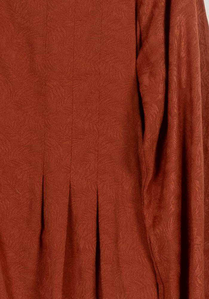 Robe Chemise Orange - Taille L/40 de la marque La Fée Maraboutée | PARAD95834 - Vendu par Paradigme - Image 3