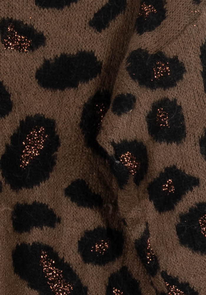 Pull Marron et Noir - Taille M/38 de la marque La Fée Maraboutée | PARAD95836 - Vendu par Paradigme - Image 3