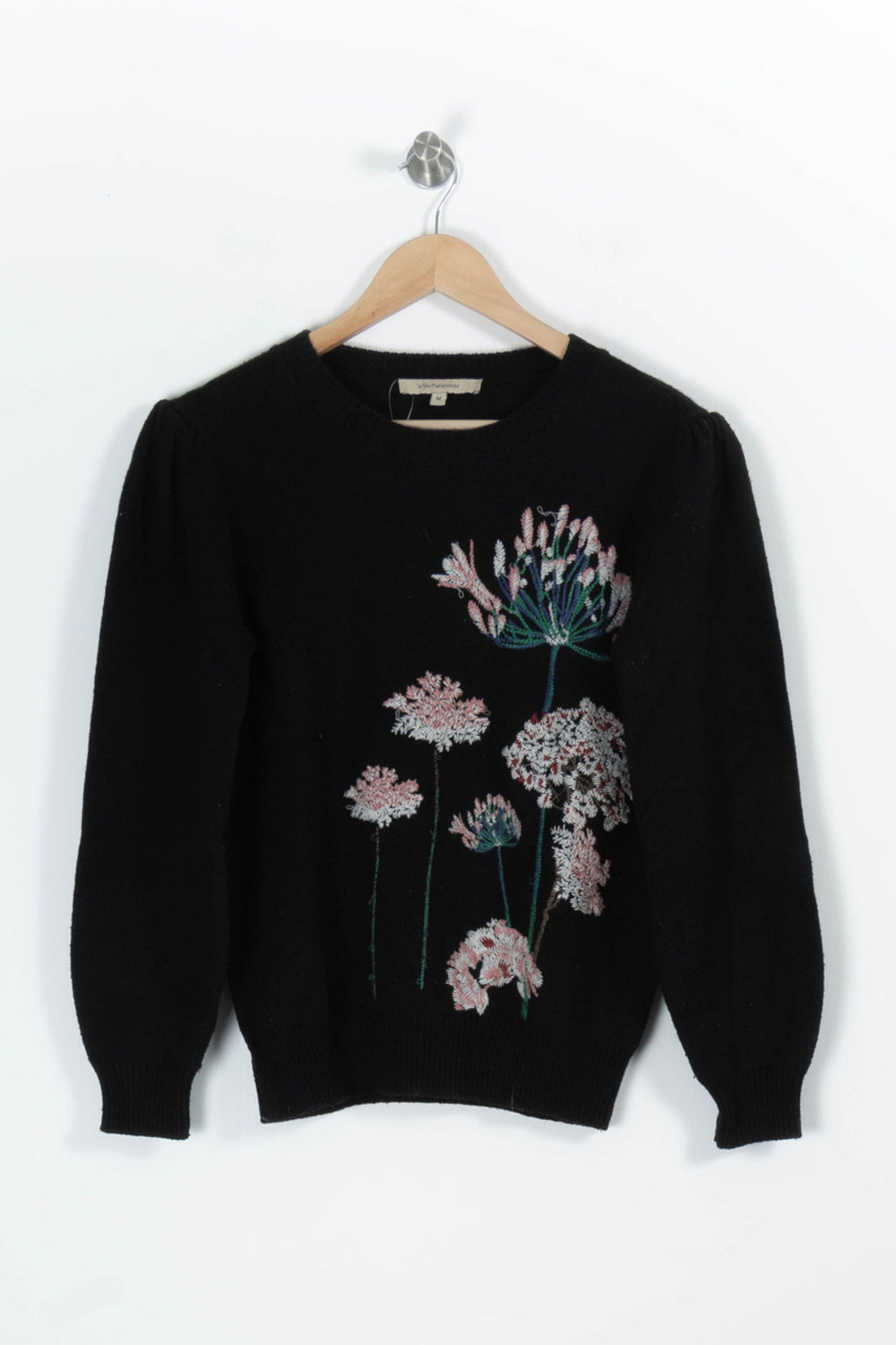 Pull Noir - Taille M/38 de la marque La Fée Maraboutée | PARAD95837 - Vendu par Paradigme - Image 2