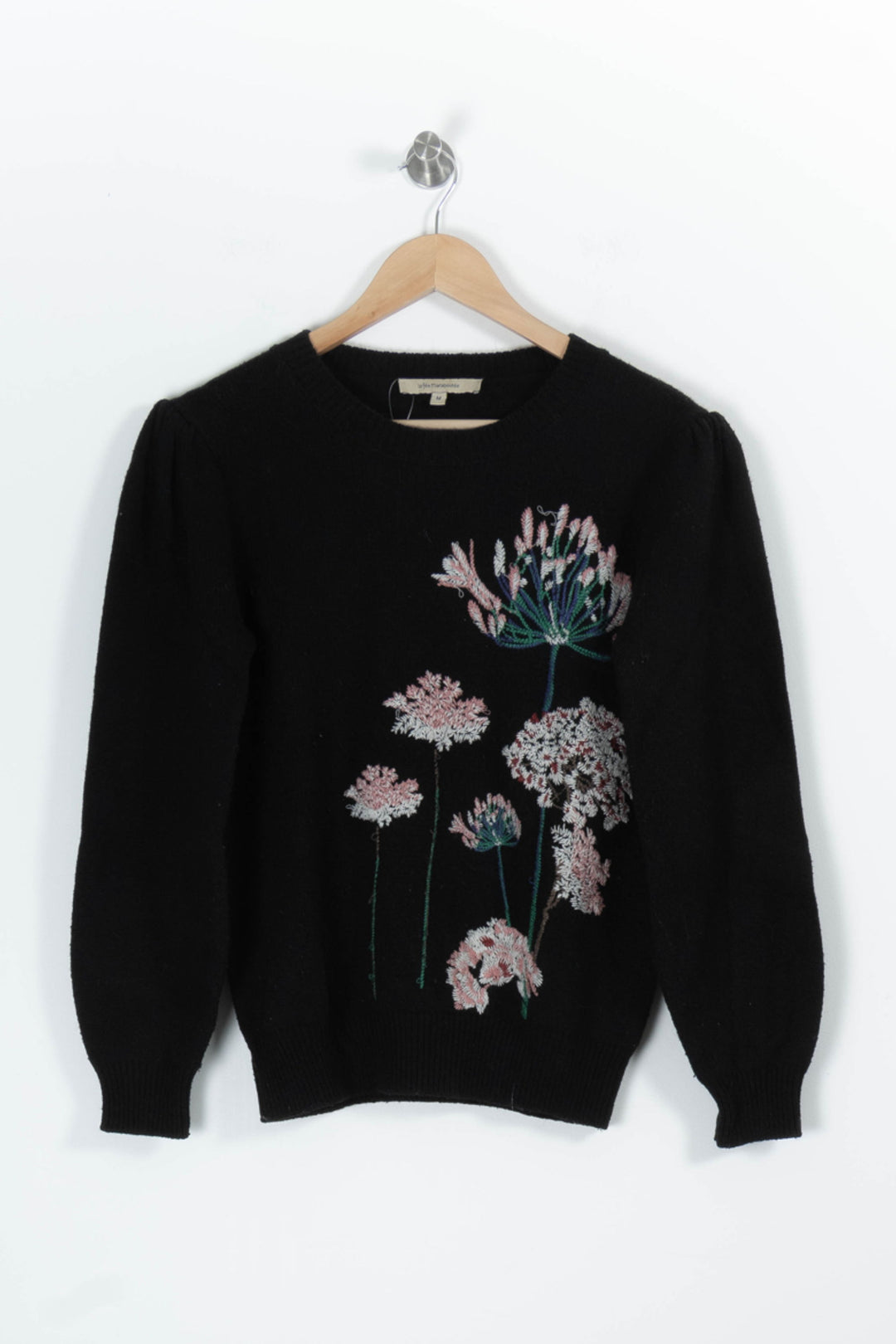 Pull Noir - Taille M/38 de la marque La Fée Maraboutée | PARAD95837 - Vendu par Paradigme - Image 2