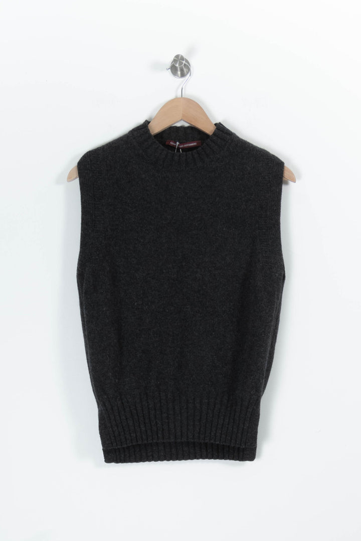 Pull Sans Manches Gris - Taille S/36 de la marque Comptoir des Cotonniers | PARAD95844 - Vendu par Paradigme - Image 2