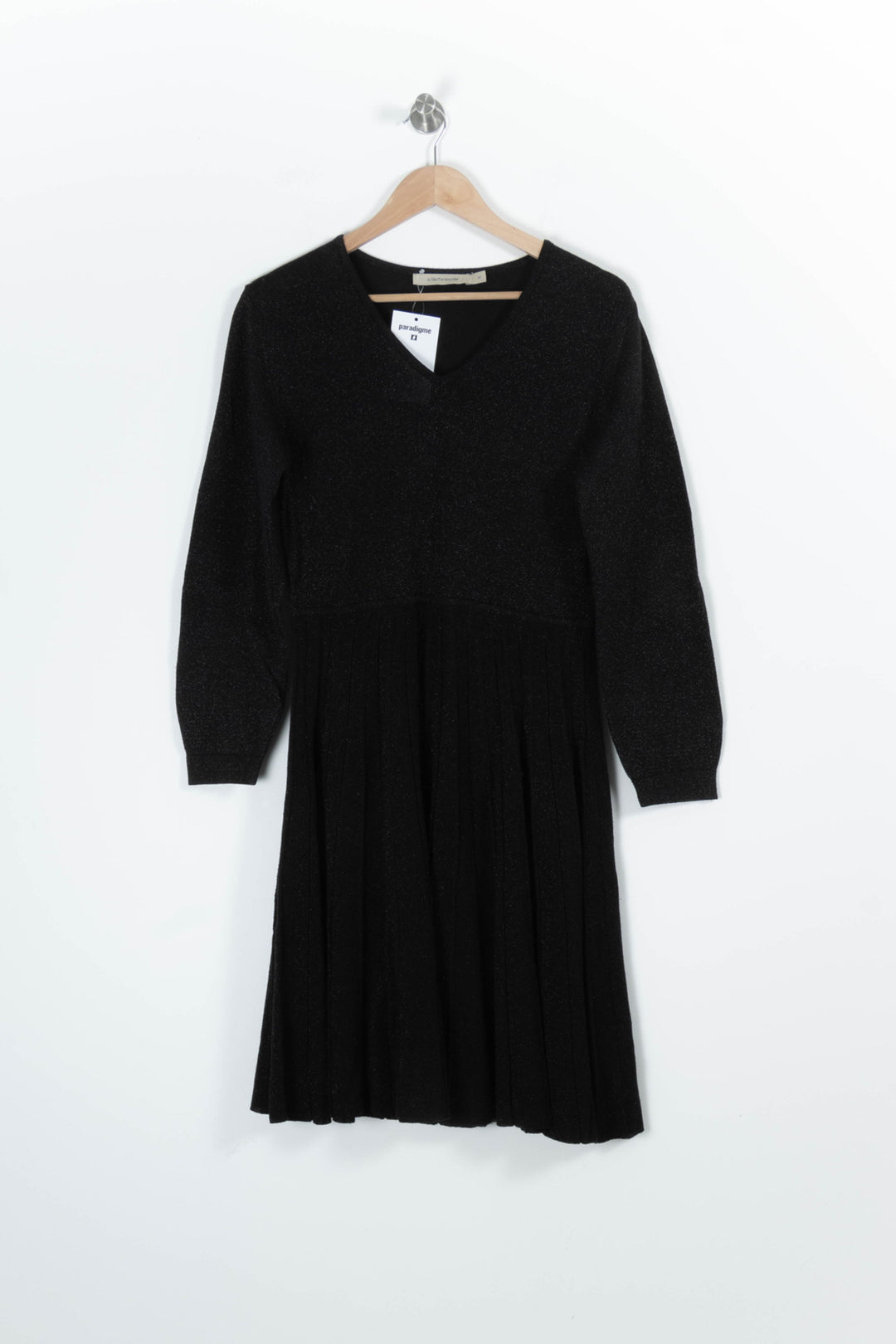 Robe Noire - Taille S/36 de la marque La Fée Maraboutée | PARAD95848 - Vendu par Paradigme - Image 2