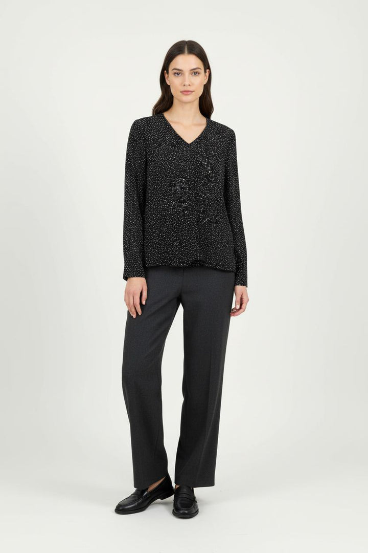 Blouse Noire et Blanche - Taille XL/42 de la marque Comptoir des Cotonniers | PARAD95851 - Vendu par Paradigme - Image 1