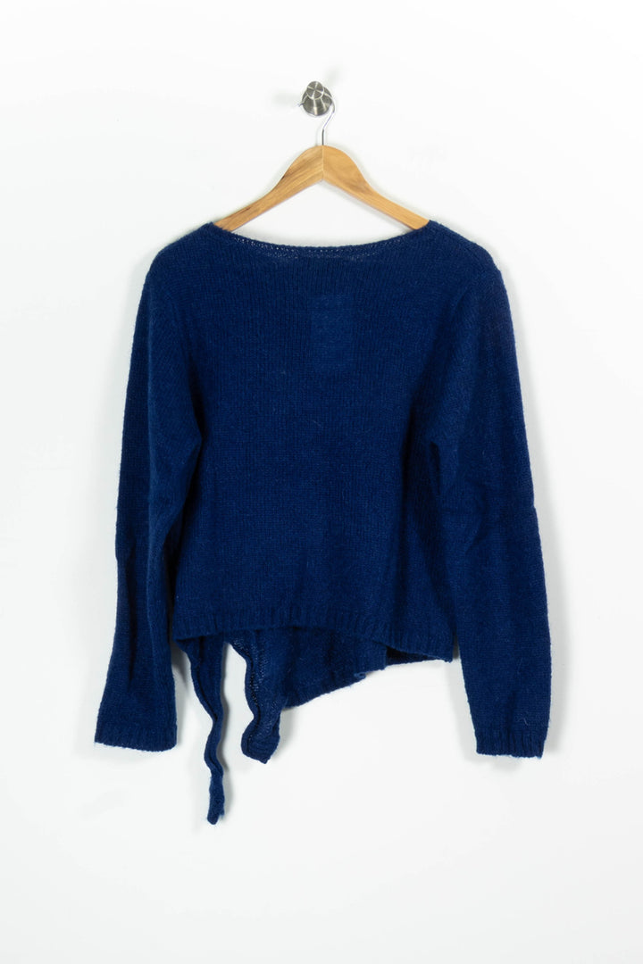 Pull Bleu - Taille L/40 de la marque La Fée Maraboutée | PARAD95854 - Vendu par Paradigme - Image 4
