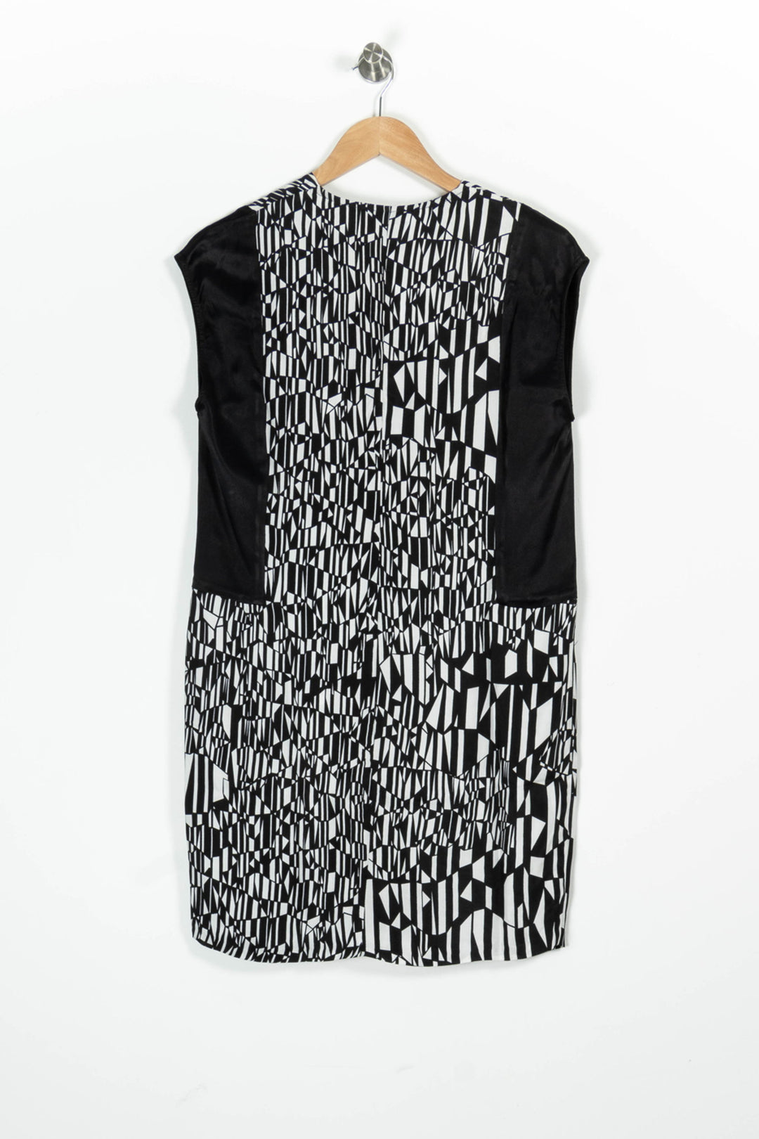Robe Courte Noire et Blanche - Taille M/38 de la marque Sandro | PARAD95856 - Vendu par Paradigme - Image 4