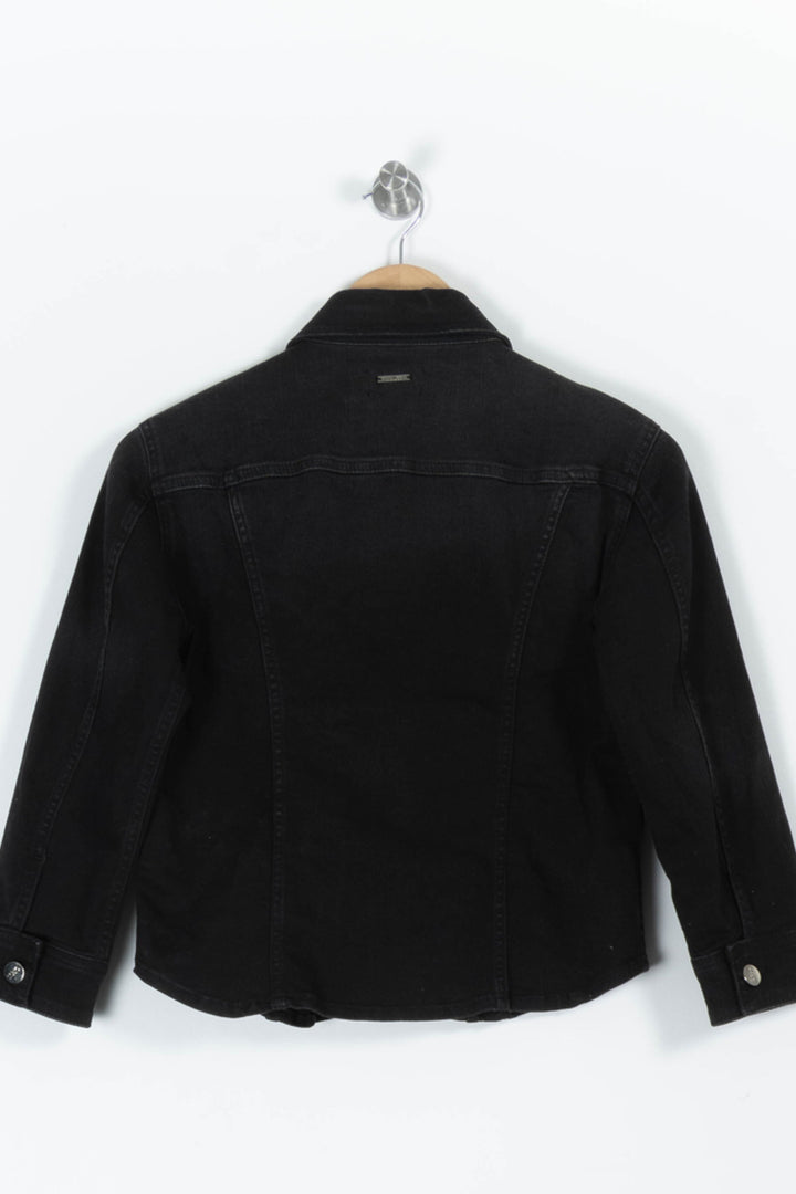 Veste En Jean Noire - Taille XL/42 de la marque Liu Jo | PARAD95858 - Vendu par Paradigme - Image 4