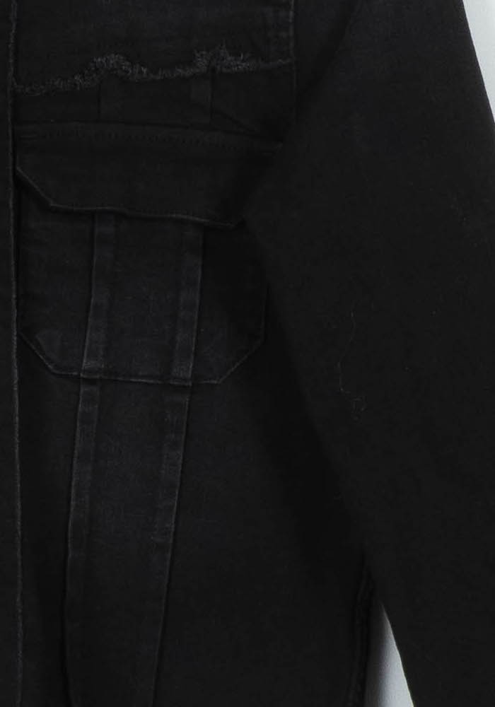 Veste En Jean Noire - Taille XL/42 de la marque Liu Jo | PARAD95858 - Vendu par Paradigme - Image 3