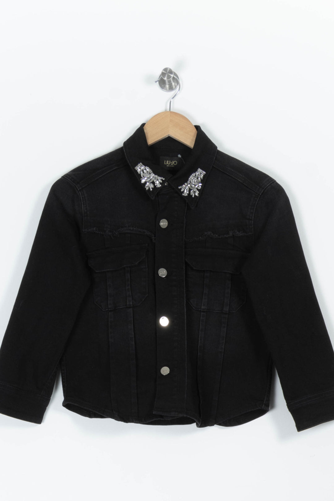 Veste En Jean Noire - Taille XL/42 de la marque Liu Jo | PARAD95858 - Vendu par Paradigme - Image 2