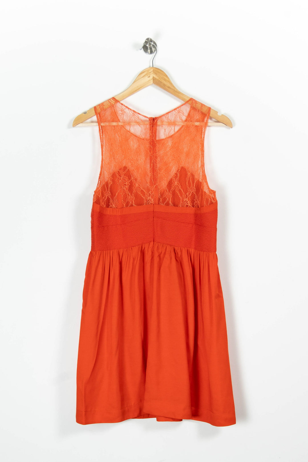 Robe Courte Rouge - Taille L/40 de la marque Sandro | PARAD95859 - Vendu par Paradigme - Image 4