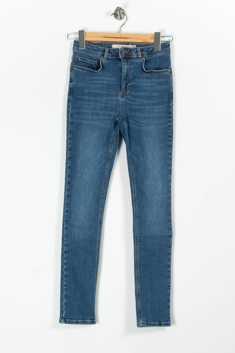 Jean Skinny Bleu - Taille S/36 de la marque La Fée Maraboutée | PARAD95864 - Vendu par Paradigme - Image 2