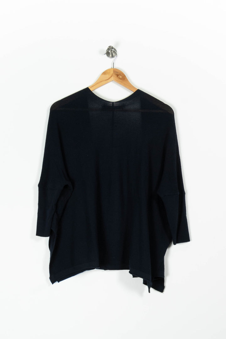 Cardigan Bleu - Taille S/36 de la marque La Fée Maraboutée | PARAD95865 - Vendu par Paradigme - Image 4