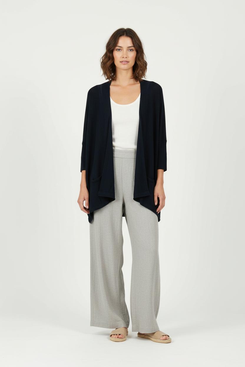 Cardigan Bleu - Taille S/36 de la marque La Fée Maraboutée | PARAD95865 - Vendu par Paradigme - Image 1