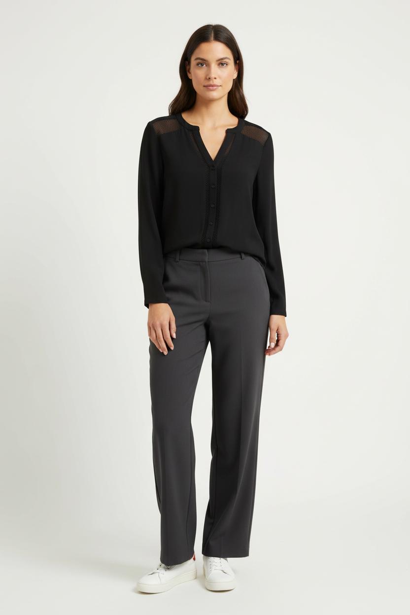 Blouse Noire - Taille S/36 de la marque Sud express | PARAD95868 - Vendu par Paradigme - Image 1