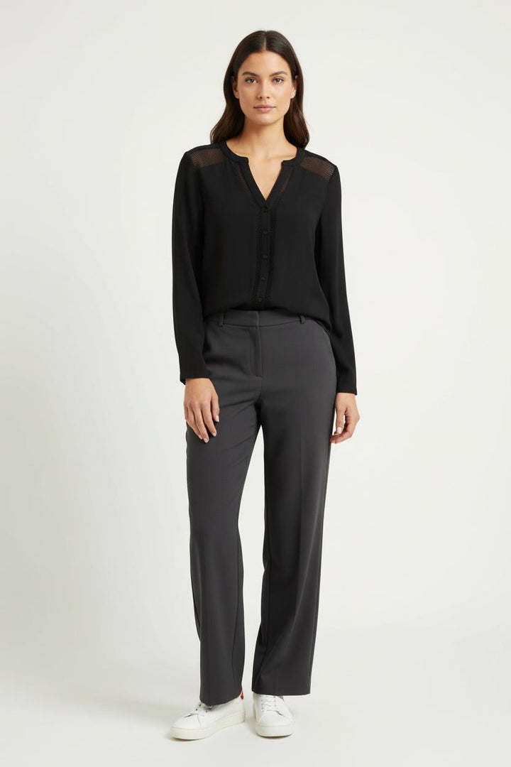Blouse Noire - Taille S/36 de la marque Sud express | PARAD95868 - Vendu par Paradigme - Image 1