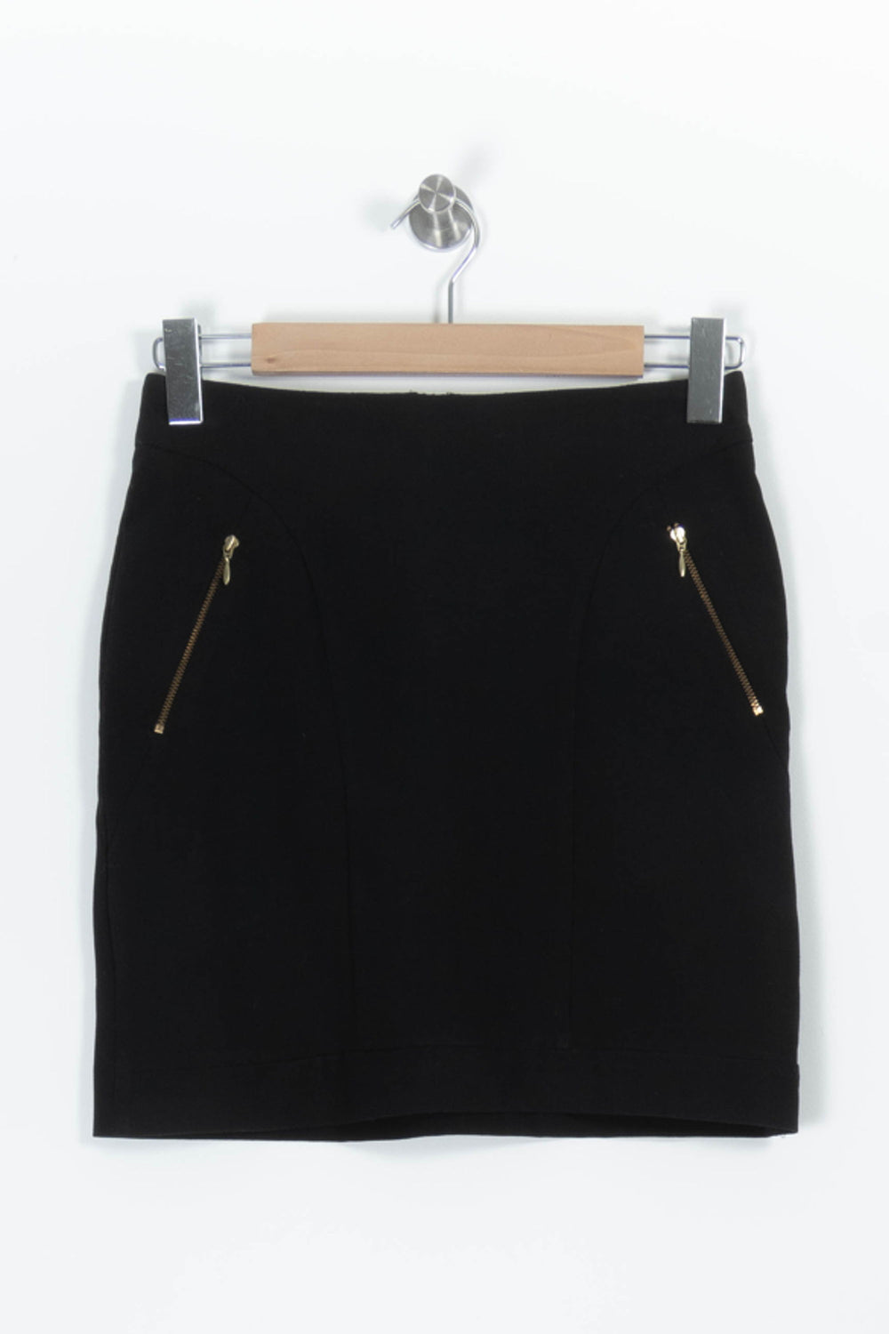 Jupe Courte Noire - Taille S/36 de la marque Sud express | PARAD95871 - Vendu par Paradigme - Image 2