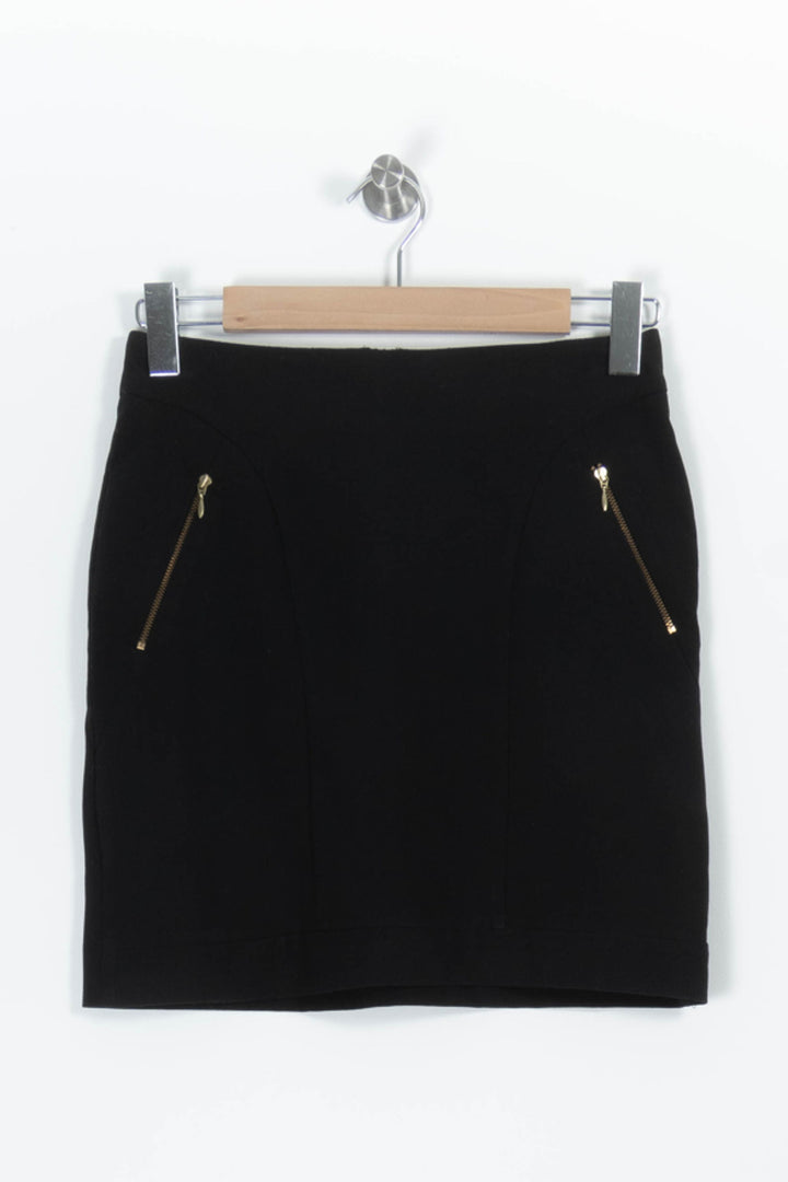 Jupe Courte Noire - Taille S/36 de la marque Sud express | PARAD95871 - Vendu par Paradigme - Image 2