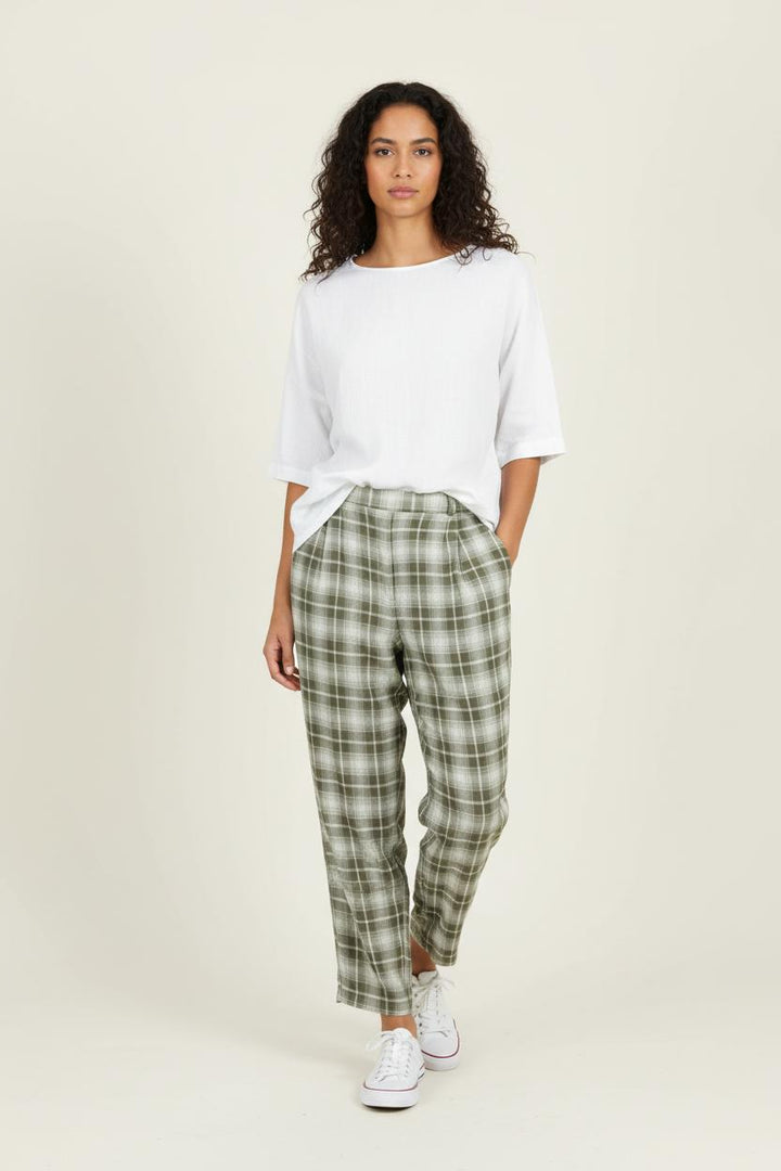 Pantalon Large Vert et Blanc - Taille M/38 de la marque ZAPA | PARAD95874 - Vendu par Paradigme - Image 1