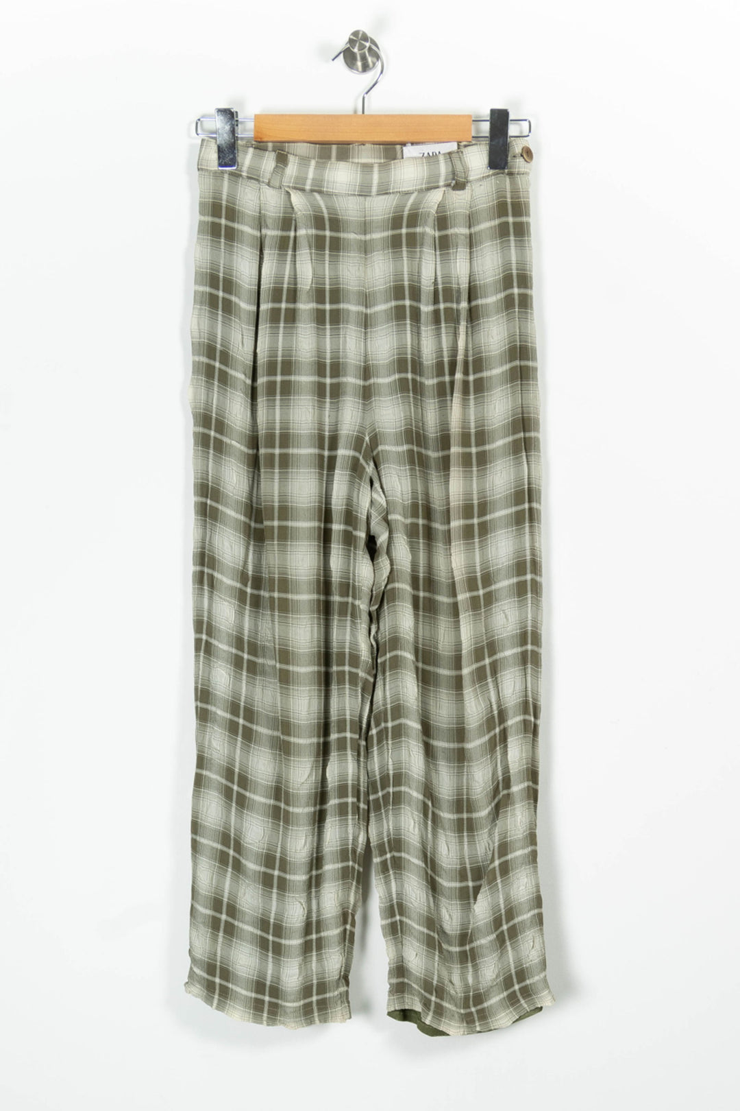Pantalon Large Vert et Blanc - Taille M/38 de la marque ZAPA | PARAD95874 - Vendu par Paradigme - Image 2