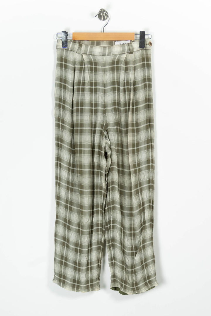 Pantalon Large Vert et Blanc - Taille M/38 de la marque ZAPA | PARAD95874 - Vendu par Paradigme - Image 2