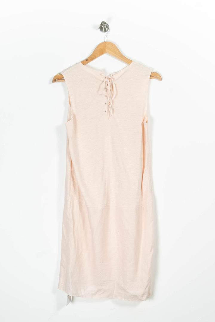 Robe Sans Manches Rose - Taille S/36 de la marque Majestic Filatures | PARAD95882 - Vendu par Paradigme - Image 4