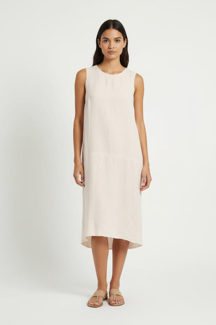 Robe Sans Manches Rose - Taille S/36 de la marque Majestic Filatures | PARAD95882 - Vendu par Paradigme - Image 1