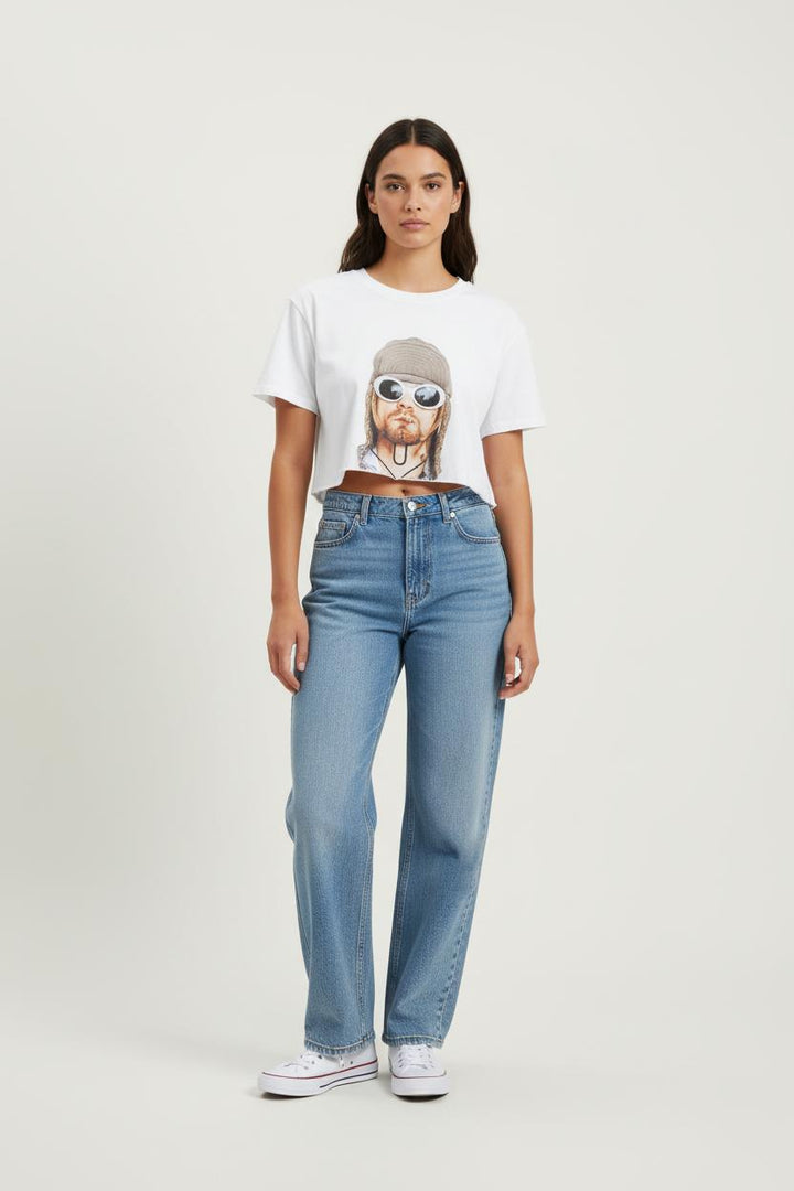 Crop top Blanc - Taille M/38 de la marque Imperial | PARAD95884 - Vendu par Paradigme - Image 1