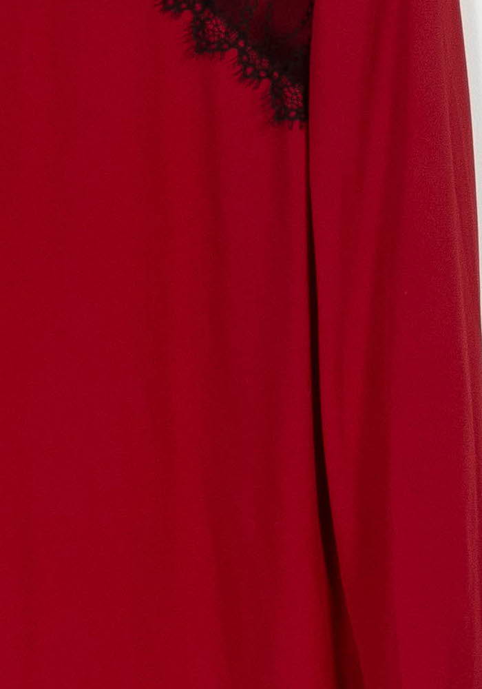 Chemise Bordeaux et Noire - Taille L/40 de la marque Gerard Darel | PARAD95887 - Vendu par Paradigme - Image 3