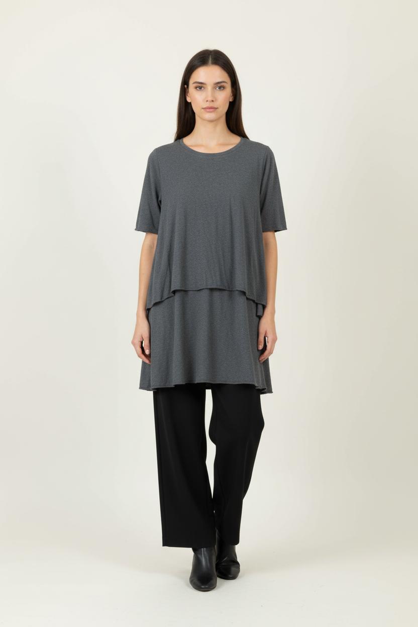 Robe Courte Grise - Taille S/36 de la marque COS | PARAD95899 - Vendu par Paradigme - Image 1