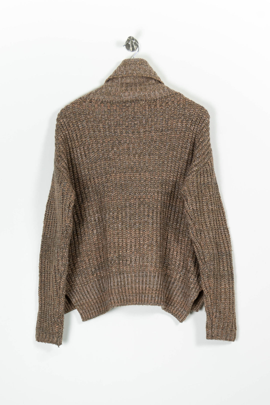 Pull Col Roulé Marron - Taille S/36 de la marque IKKS | PARAD95904 - Vendu par Paradigme - Image 4
