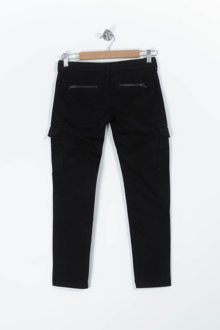 Pantalon Cargo Noir - Taille XS/34 de la marque Maje | PARAD95923 - Vendu par Paradigme - Image 4