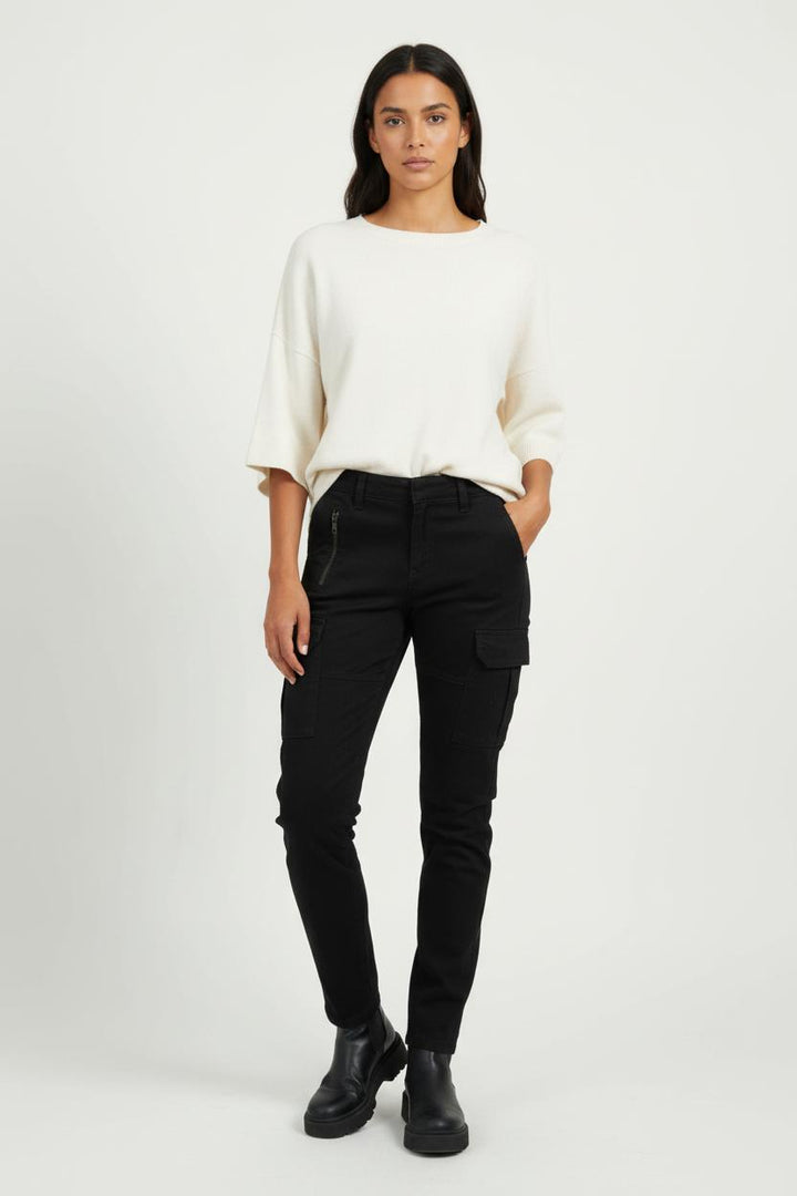 Pantalon Cargo Noir - Taille XS/34 de la marque Maje | PARAD95923 - Vendu par Paradigme - Image 1