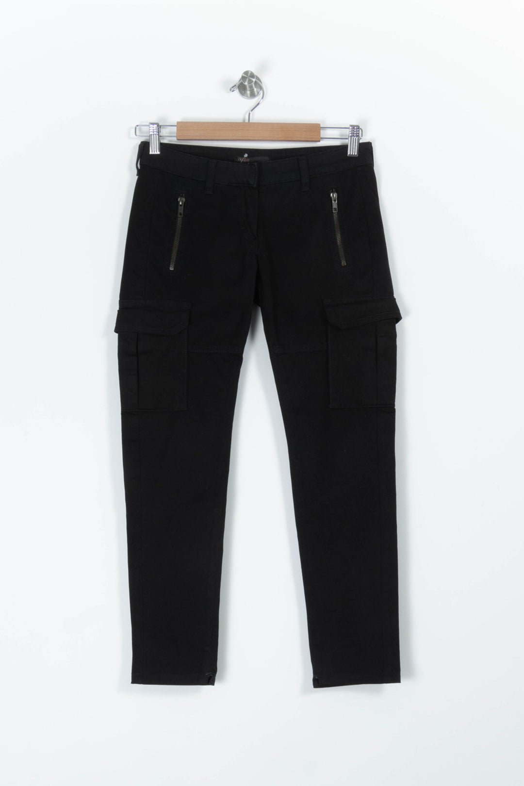 Pantalon Cargo Noir - Taille XS/34 de la marque Maje | PARAD95923 - Vendu par Paradigme - Image 2