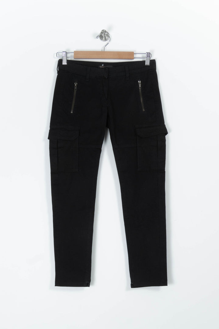 Pantalon Cargo Noir - Taille XS/34 de la marque Maje | PARAD95923 - Vendu par Paradigme - Image 2