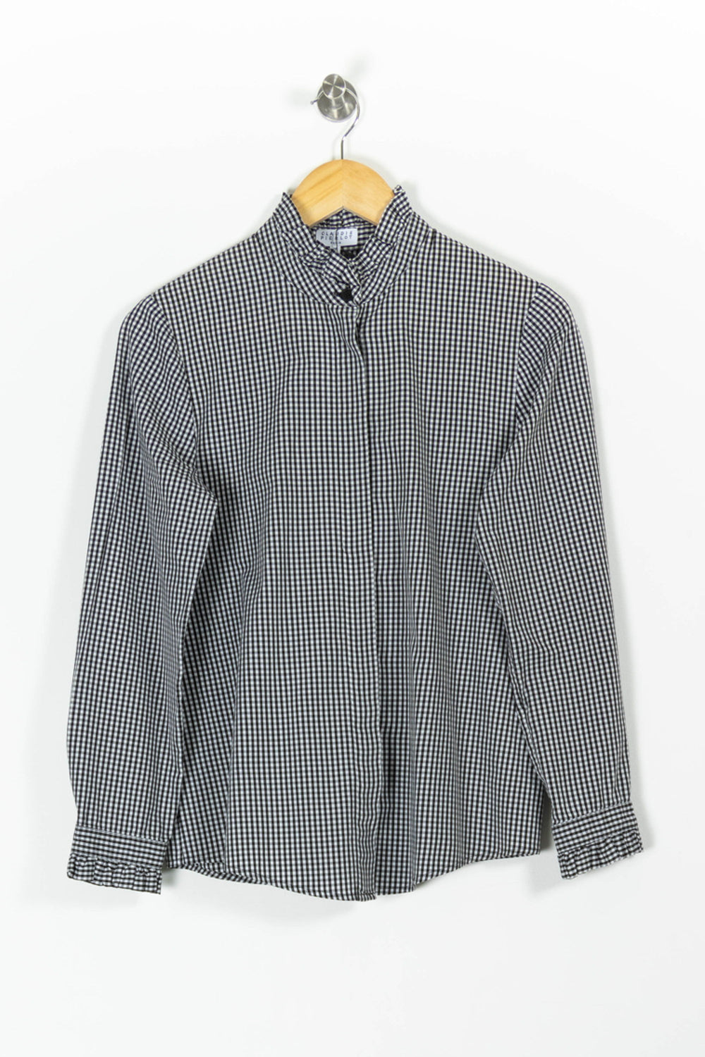 Chemise Noire et Blanche - Taille M/38 de la marque Claudie Pierlot | PARAD95931 - Vendu par Paradigme - Image 2