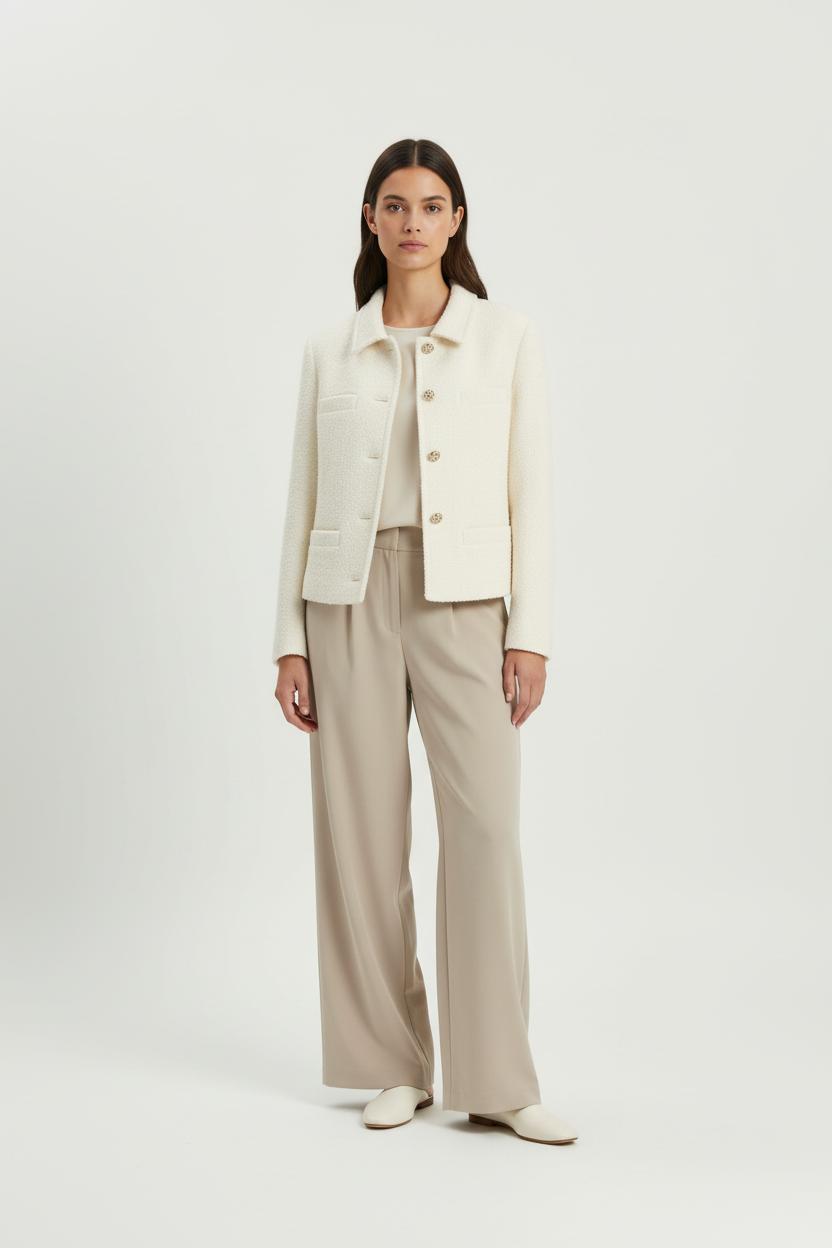 Veste Blanche - Taille L/40 de la marque Gerard Darel | PARAD95935 - Vendu par Paradigme - Image 1