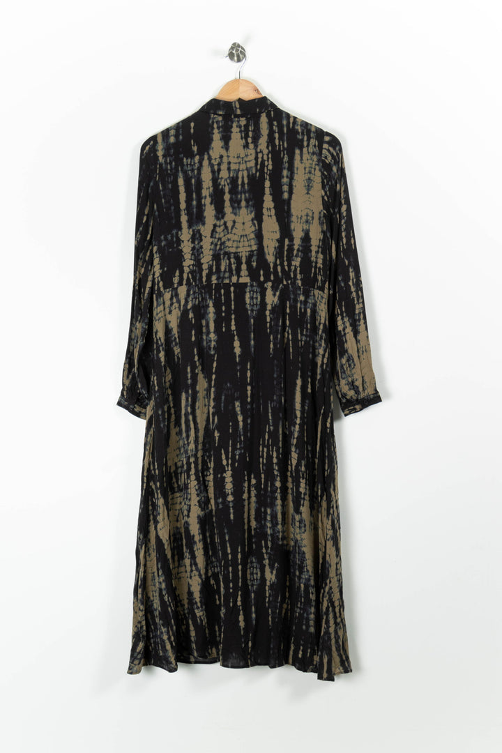 Robe Longue Noir et Beige - Taille M/38 de la marque Maison 123 | PARAD95953 - Vendu par Paradigme - Image 4