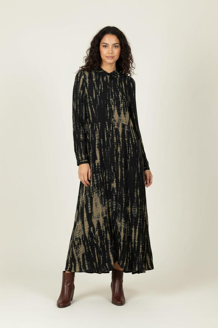 Robe Longue Noir et Beige - Taille M/38 de la marque Maison 123 | PARAD95953 - Vendu par Paradigme - Image 1