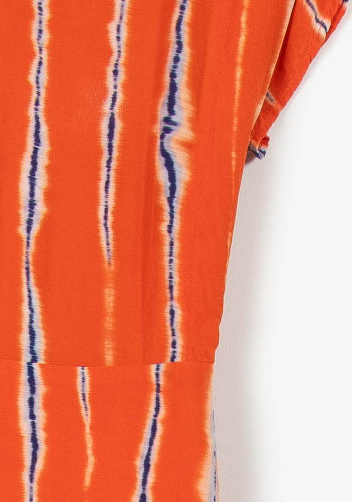 Robe Courte Orange et Bleu - Taille M/38 de la marque One Step | PARAD95961 - Vendu par Paradigme - Image 3