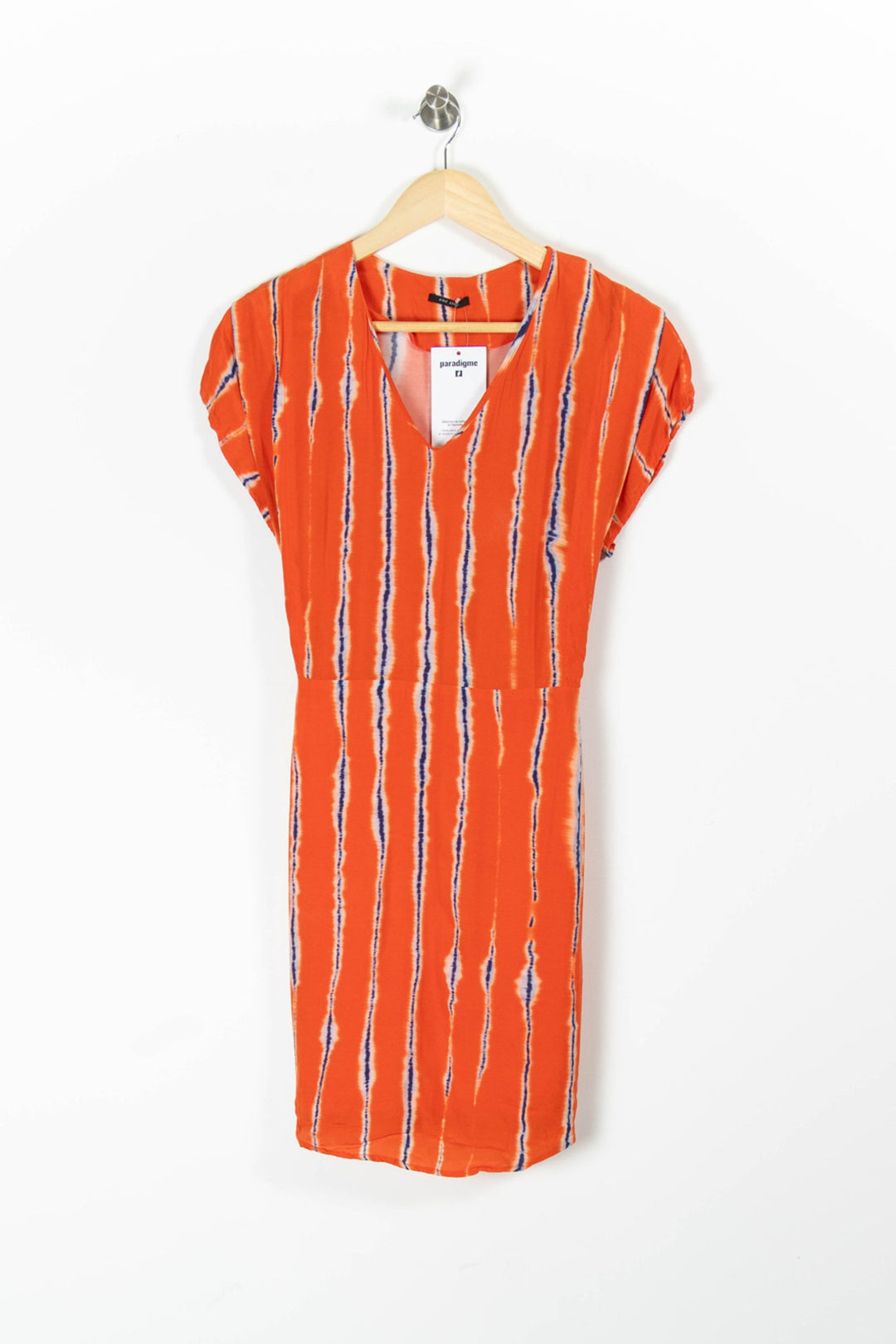 Robe Courte Orange et Bleu - Taille M/38 de la marque One Step | PARAD95961 - Vendu par Paradigme - Image 2