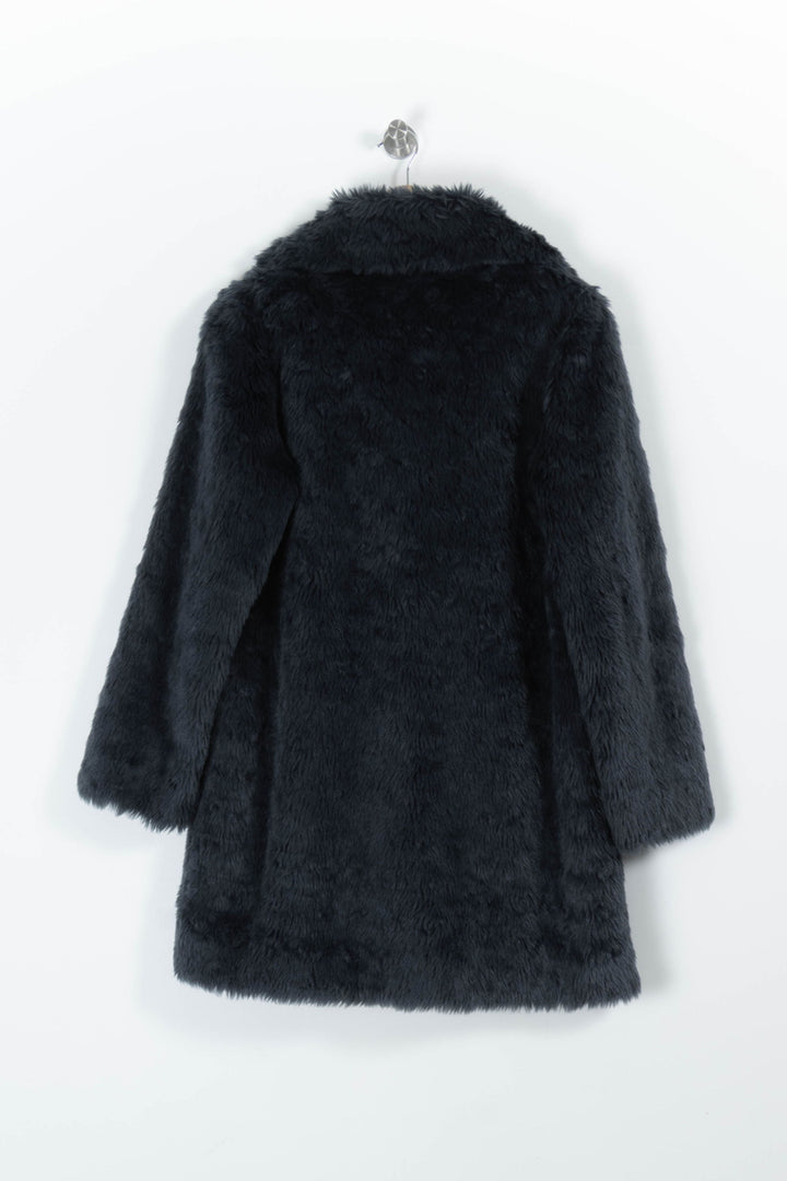 Manteau Fourrure Bleu - Taille L/40 de la marque Claudie Pierlot | PARAD95966 - Vendu par Paradigme - Image 4