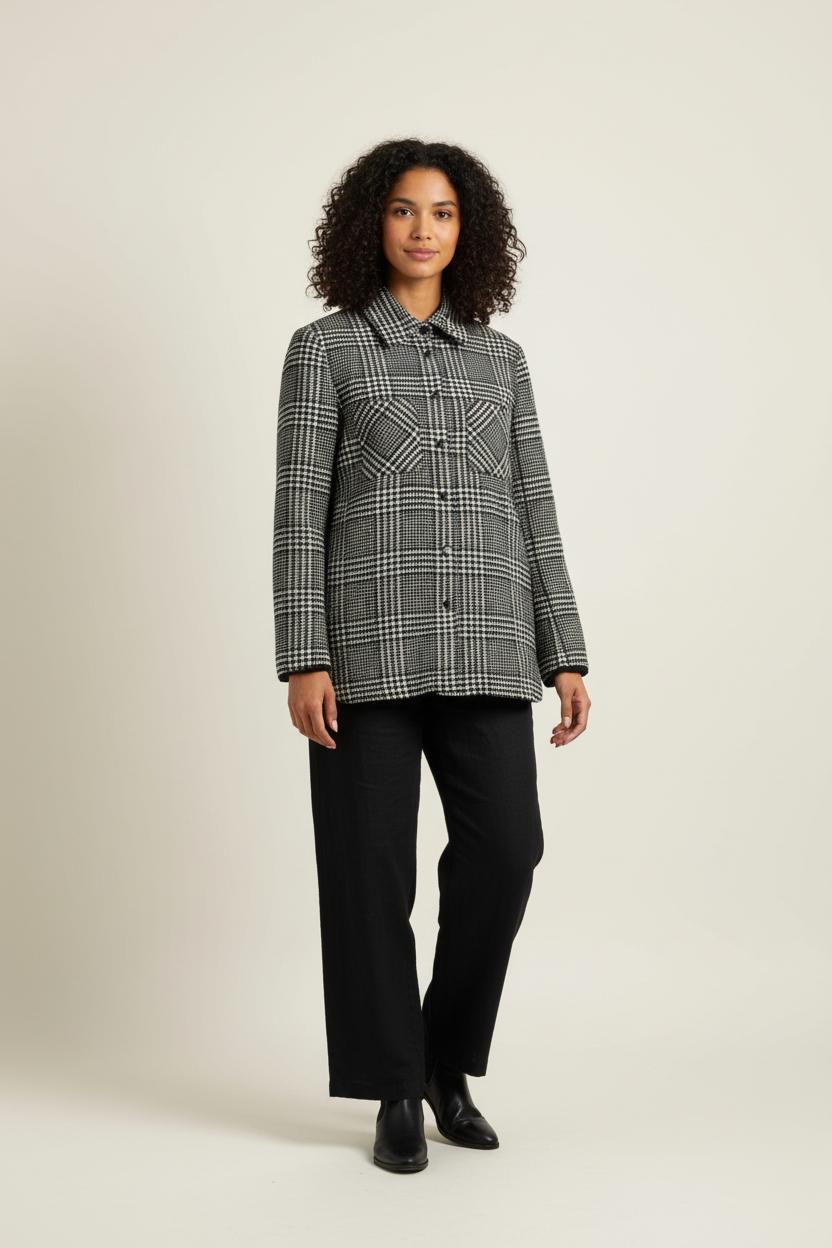 Surchemise Noire et Blanche - Taille L/40 de la marque Gerard Darel | PARAD95972 - Vendu par Paradigme - Image 1