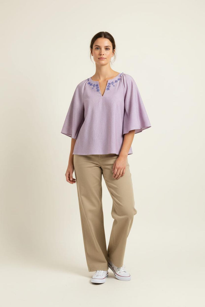 Blouse Rose et Bleue - Taille S/36 de la marque Karl Marc John | PARAD95980 - Vendu par Paradigme - Image 1